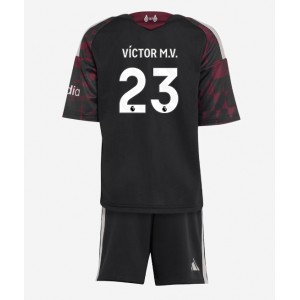 Liverpool Victor Munoz #23 Jalkapallovaatteet Lasten Kolmas peliasu 2026-27 Lyhythihainen (+ Lyhyet housut)
